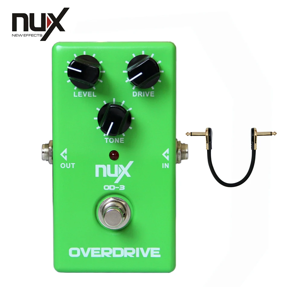 Педаль с эффектом NUX OD 3 OVERDRIVE автоматическое переключение бесплатная
