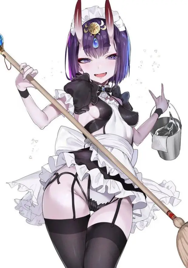 Shuten Doji Fate/большой заказ косплей FGO Косплей Костюм горничная Платье