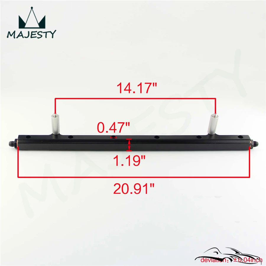 Черный инжектор подачи топлива с высоким потоком для Skyline R32 R33 R34 RB25DET GTS |