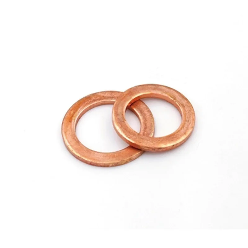 

Copper washer inner diameter M7 M7.5 outer diameters M10-18 flat gasket marine table gasket Watts meson Thickness 0.1mm-3mm