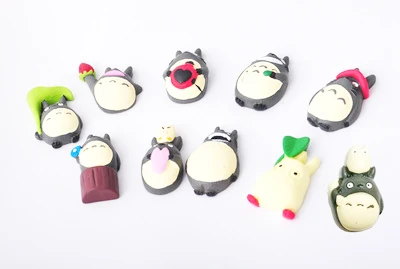 (10 шт./лот) Хаяо Миядзаки Тоторо мультфильм Смола магнит на холодильник | Дом и сад