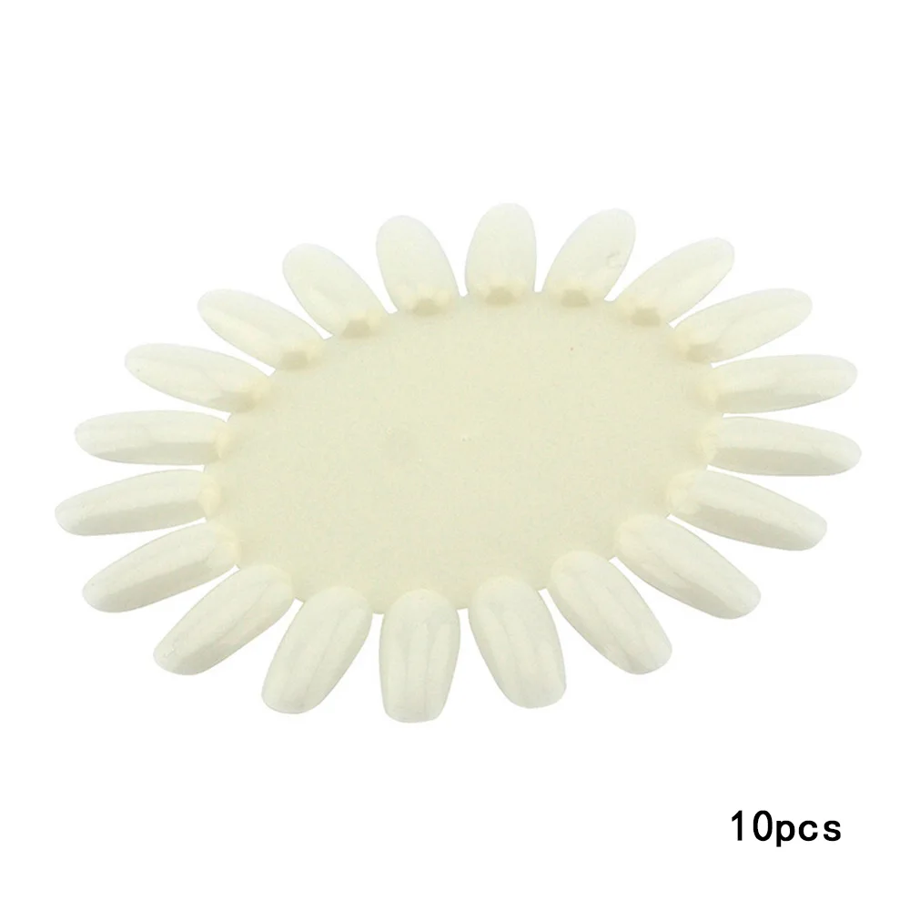 Nature 10 pcs KADS 10 видов конструкций DIY инструменты для маникюра, дисплей для практики ногтей, цветная карта, колесная палитра лаков для ногтей, накладные ногти, мягкие губки - Цвет: Nature 10 pcs