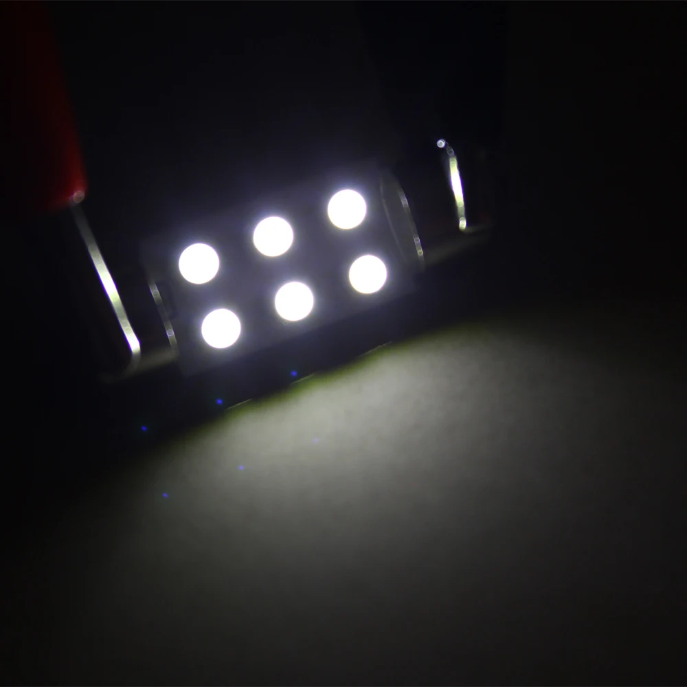 4X белый 36 мм 6 светодиодный 1210 SMD C5W C10W Doom лампа гирлянда светильник купольная