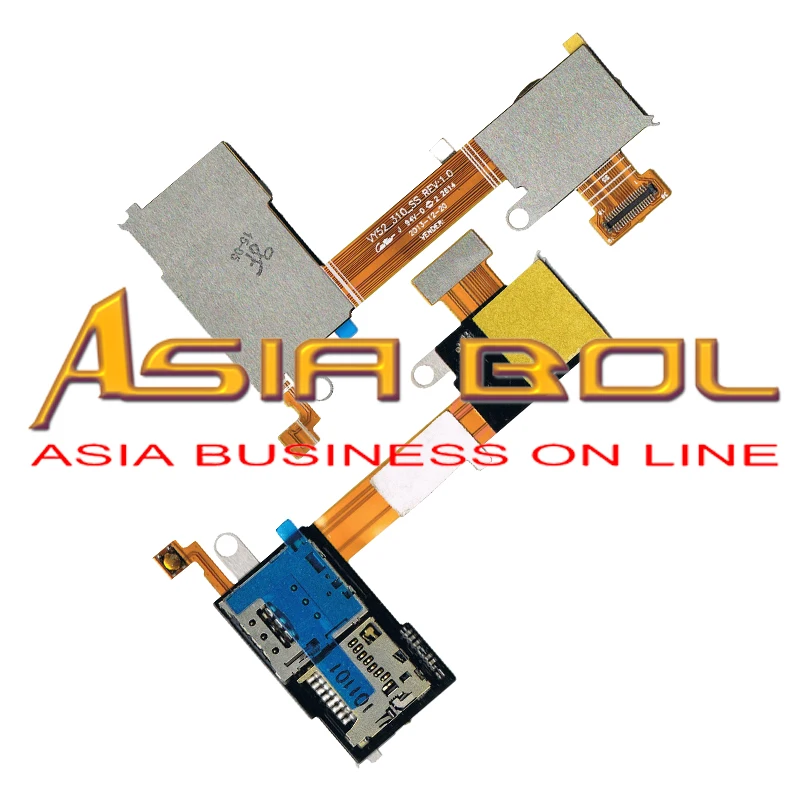 Новый модуль считывания Micro SD и SIM карт гибкий кабель запасные части для Xperia M2 D2303