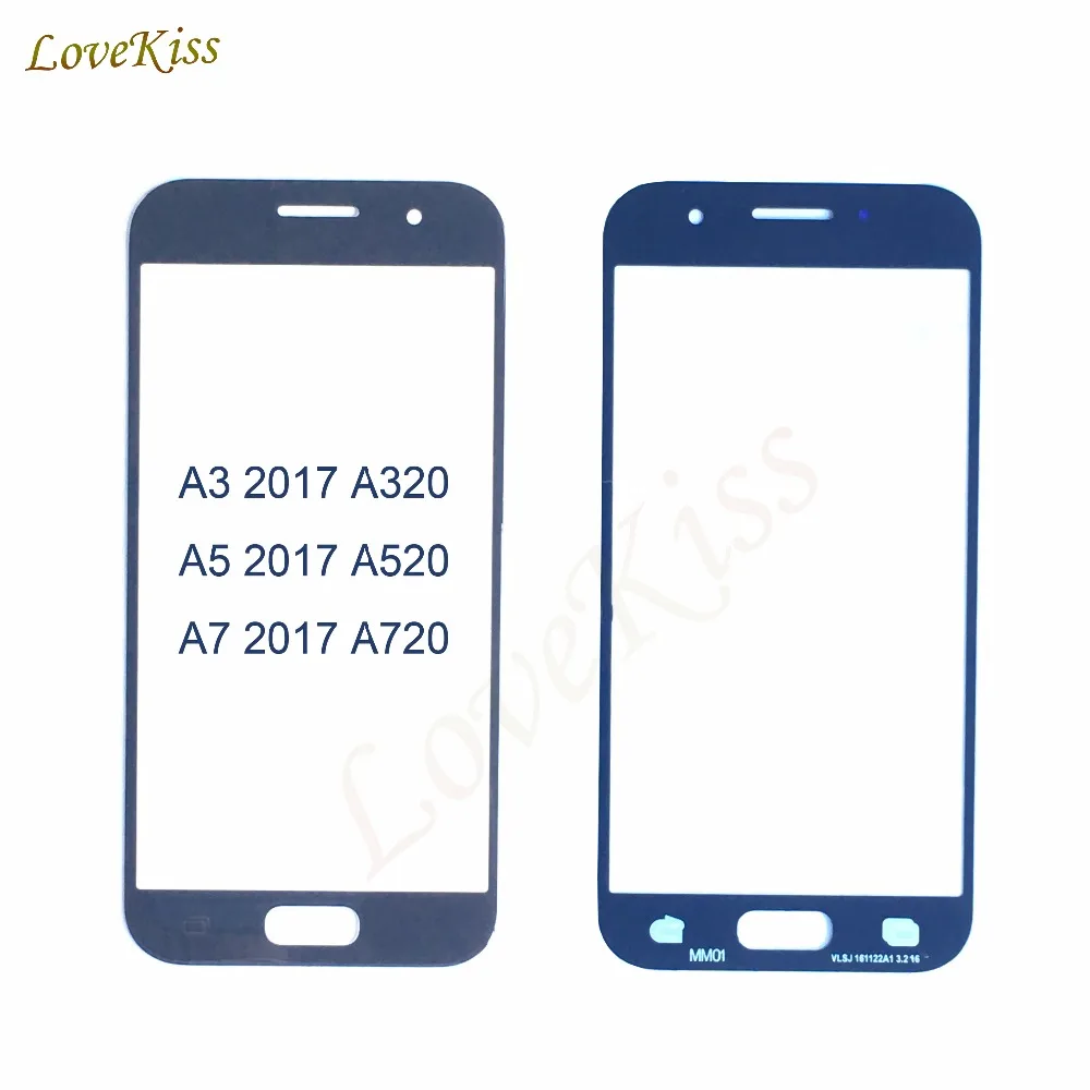 Сенсорный экран 10 шт./лот для Samsung Galaxy A7 A5 A3 2017 Duos A320F A520F A720F Замена сенсорного