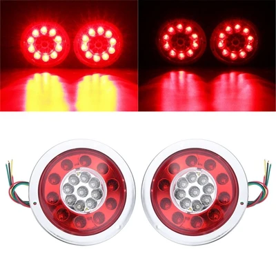 19 LEDS Marlaa DC 12 В 24 В светодиодный задний светильник, стоп-сигнал, Задний обратный светильник, индикатор для грузовика, прицепа, лодки, автомобиля, Предупреждение светильник - Цвет: 19 LEDS