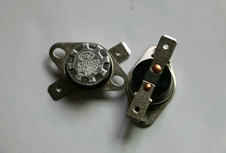 Кнопочный Переключатель KSD301 35C 4 шт. нормально открывающийся 35 градусов без