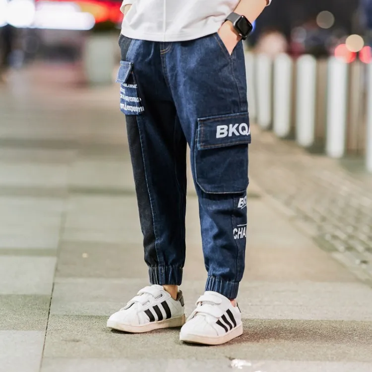 Розничная продажа новинка осень-весна 2019 модные штаны джинсы для больших