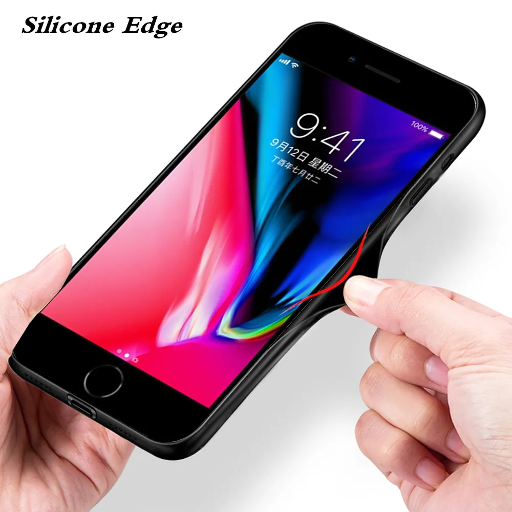MOFi Original Back Case for iPhone 8 Plus Cover PU Leather 7 plus Silicone Coque apple |