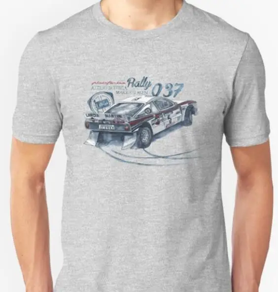Новая мода ралли Группа B Lancia 037 рубашка Martini гонки Wrc | Мужская одежда