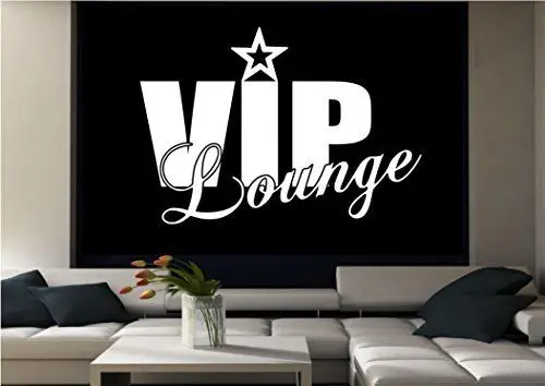 VIP Lounge клуб стены Книги по искусству Цитата Гостиная Стикеры Наклейка Фреска