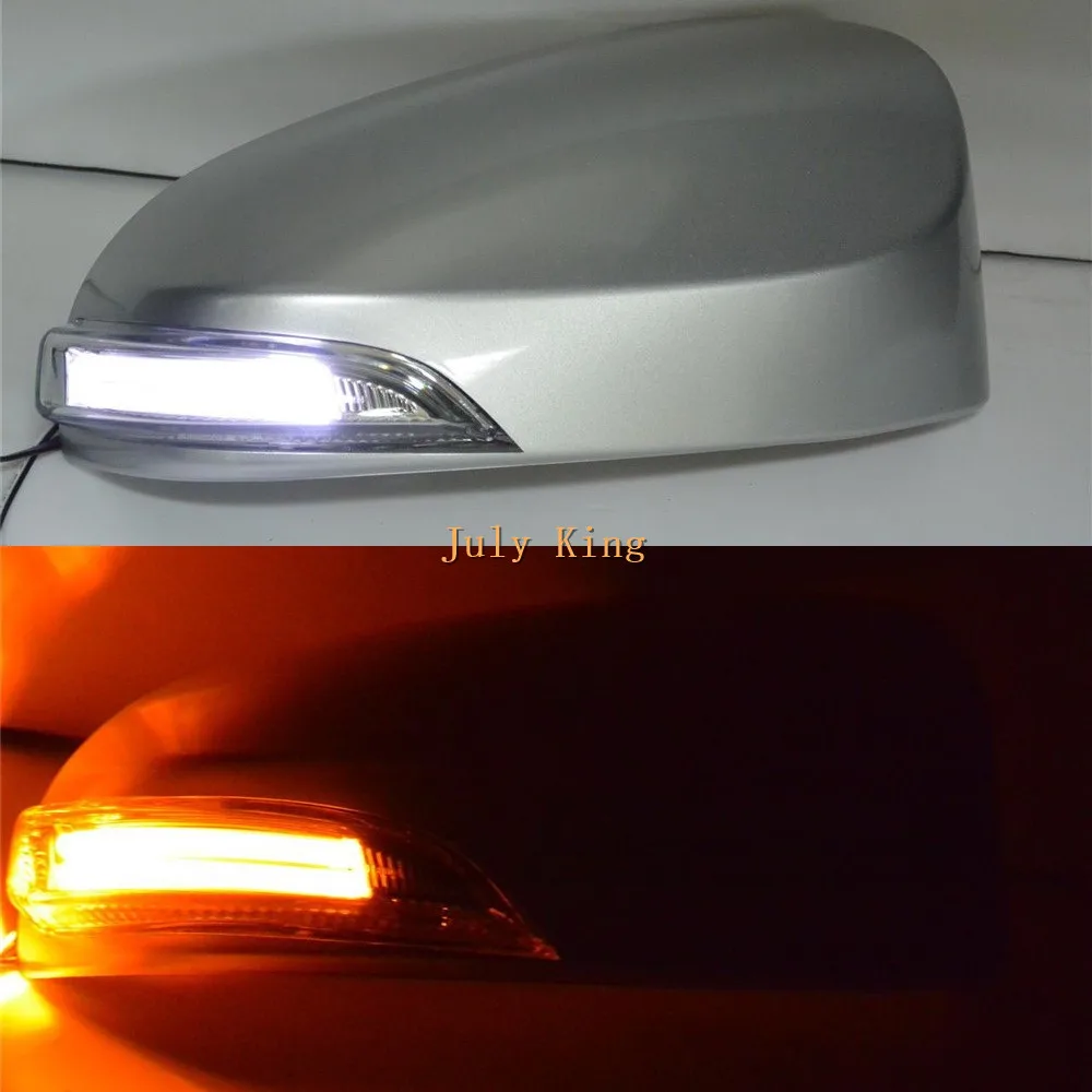 Светодиодный зеркальный фонарь заднего вида с чехлом чехол для Toyota Corolla Vios Yaris 2013- Юго-Восточной Азии и Центральной Южной Америки и т. Д