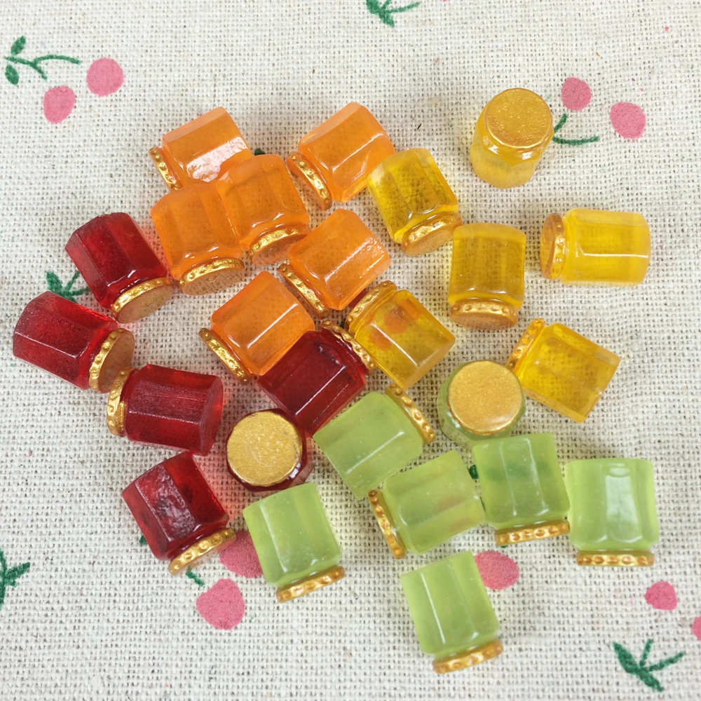 Смешанные 4 цвета искусственный кабошон с плоской задней стороной Сказочная