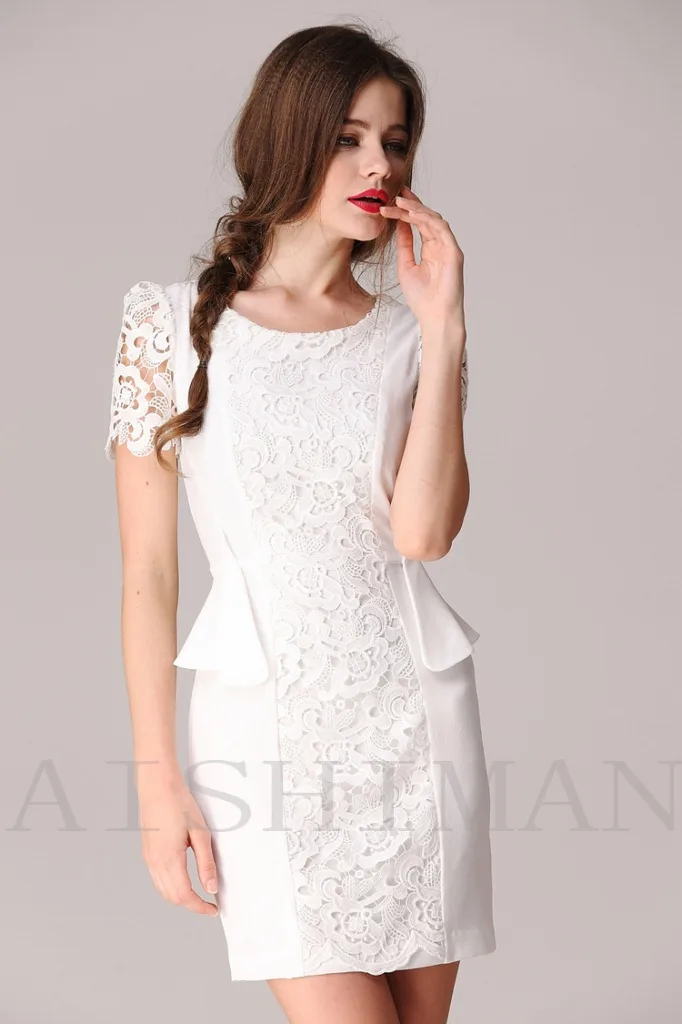 2013 summer new OL commuter temperament wear dress Slim decorative stitching lace skirt bottoming|skirt lace|skirt definitiondress pencil |