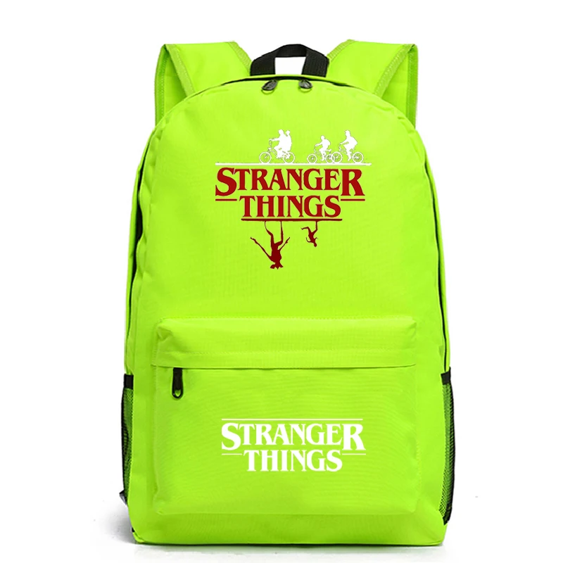 

High Quality Stranger Things Boys Girls Teens Back to School Gift Backpack Fashion Popular Pattern Men Women Laptop Mochila