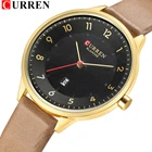 CURREN ультратонкие часы женские модные часы из натуральной кожи Quratz Wris Reloj Mujer повседневные часы с календарем женские часы Montre femme