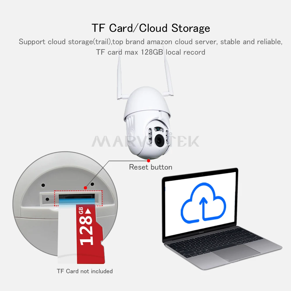 Ip-камера 720 P, WiFi, беспроводная, PTZ, скоростная купольная камера видеонаблюдения, уличная, домашняя, безопасность, видеонаблюдение, Водонепроницаемая мини-камера 1080P
