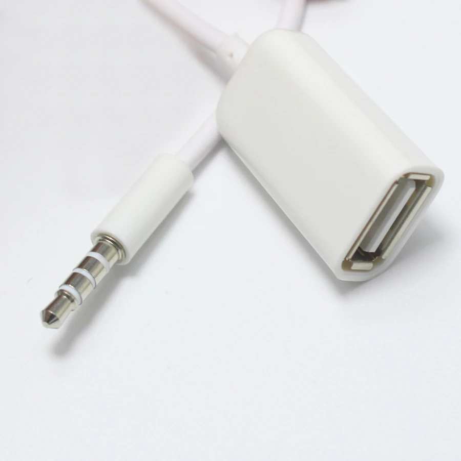 EClyxun 1 шт. 3 5 мм штекер AUX аудио разъем USB 2 0 Женский конвертер кабель Шнур