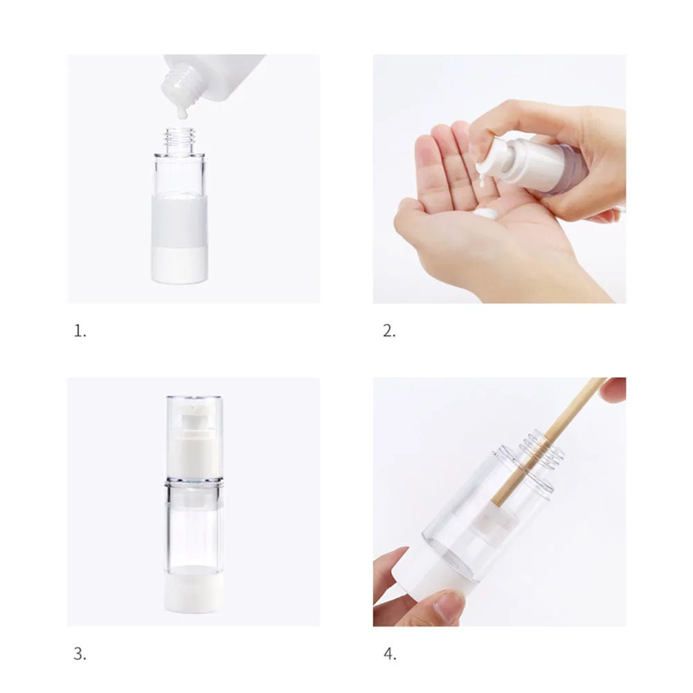 Пустой туман спрей плоский рот Вакуумная бутылка сосуд косметический туалетный
