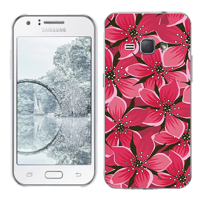 Чехол для Samsung Galaxy J1 2016 J120F мягкий силиконовый чехол из ТПУ с рисунком J120H J120M J120T |