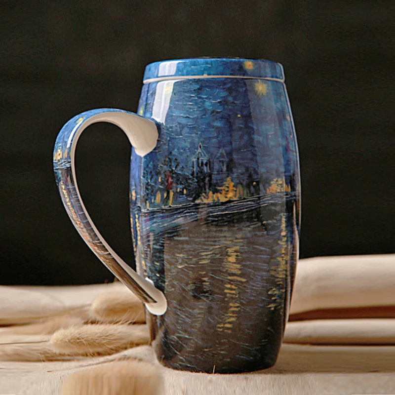 Восстановите древние способы ручной работы керамическая кофейная кружка с