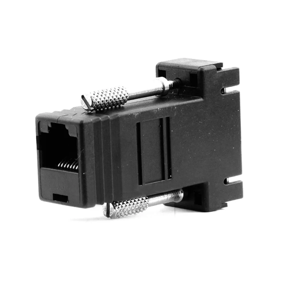 VGA удлинитель штекер к локальной сети Cat5 Cat5e/6 RJ45 Ethernet Женский конвертер адаптер |