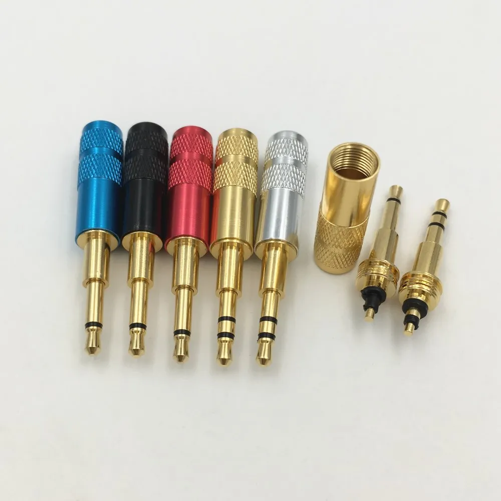 4 шт. мини 2 5 мм Джек 3 полюсный моно стерео аудио штекер паяльный кабель адаптер DIY