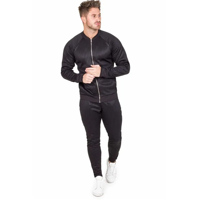 Спортивный костюм для Для мужчин Комплект из 2 предметов Новая модная куртка