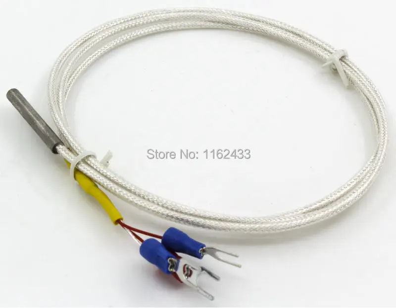 FTARP04 PT100 waterproof anticorrosive type 1m cable 4*30mm polish rod probe head RTD temperature sensor | Инструменты