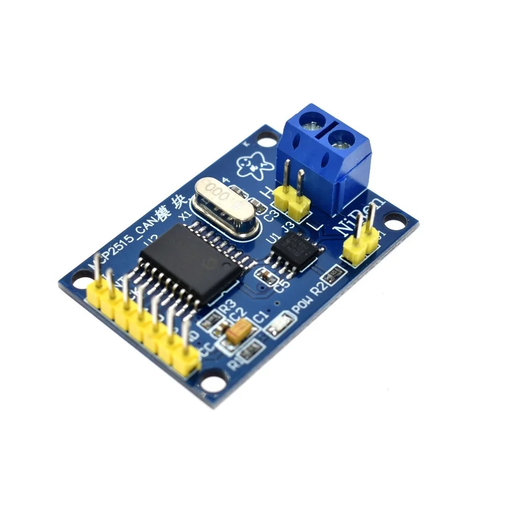 1 шт. MCP2515 плата модуля CAN шины TJA1050 приемник SPI для 51 MCU контроллер