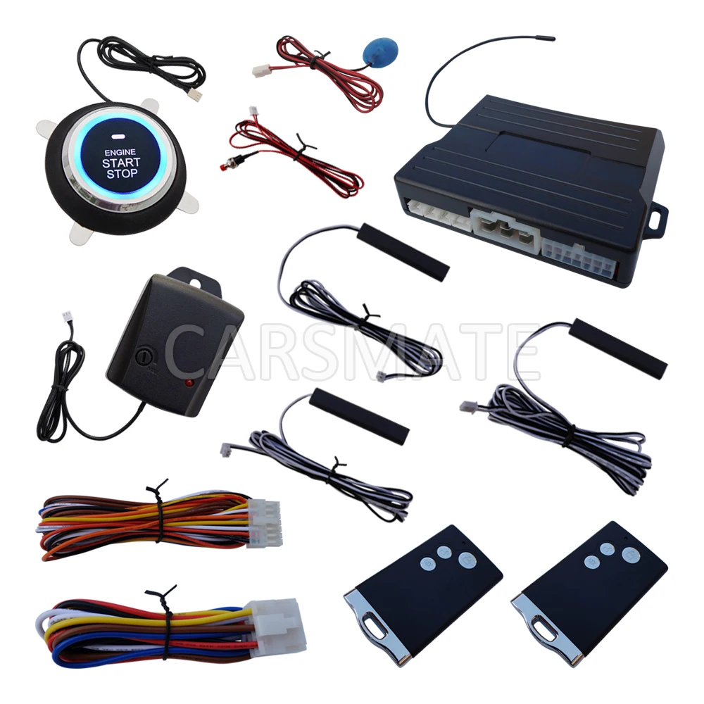 Скалка код умный PKE Автомобильная сигнализация Система дистанционного запуска