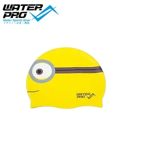 Minions Вода Pro силиконовый Плавательный/бассейн Крышка для взрослых и детей-держать волосы сухими-рекреационные/конкурентоспособные/Фитнес плавать mers-больше цветов - Цвет: Minions