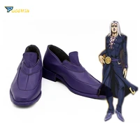 anime golden wind leone abbacchio shoes cosplay boots