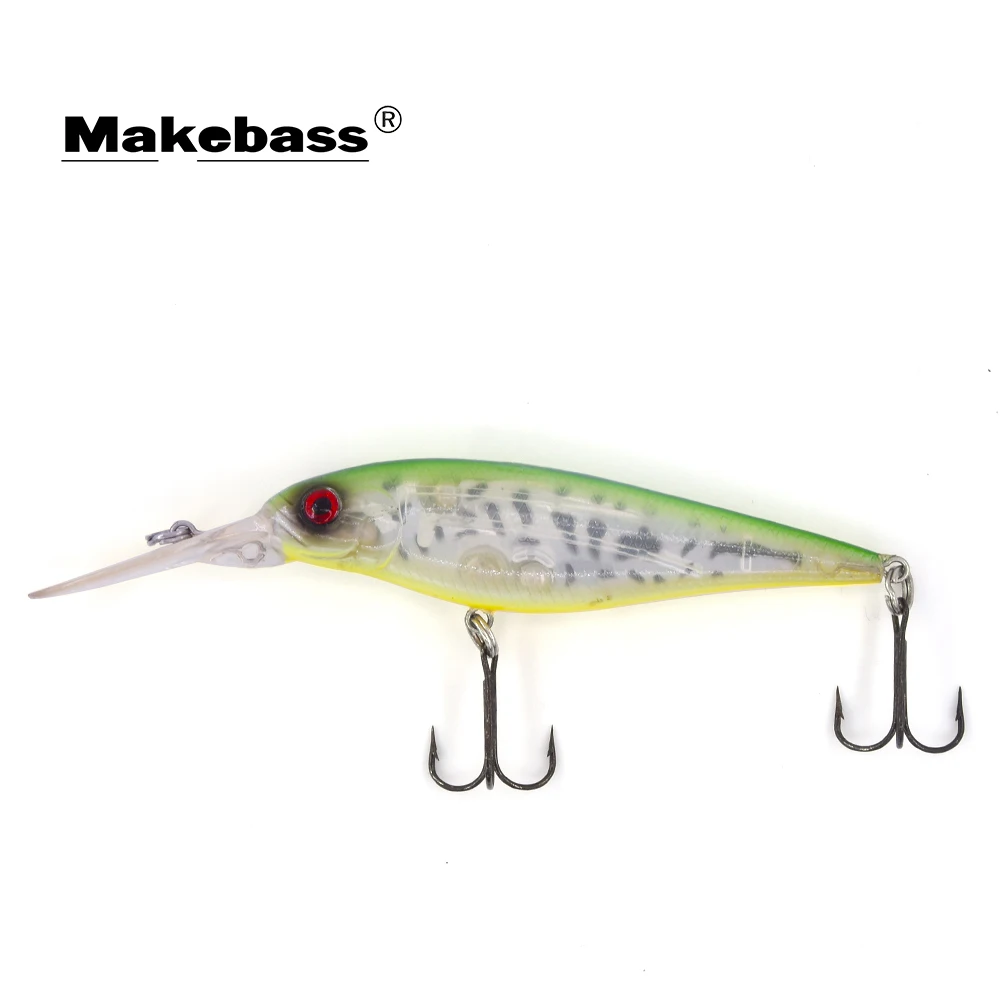 MAKEBASS гольян плавающие бионические рыболовные приманки 3.35in/0,35 oz Luya искусственные жесткие приманки воблеры рыболовные снасти