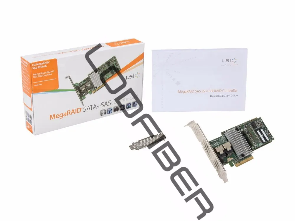 Низкопрофильный SATA / SAS RAID C для LSI MegaRAID LSI00326 (9270 8i) PCI Express 3 0x8| |