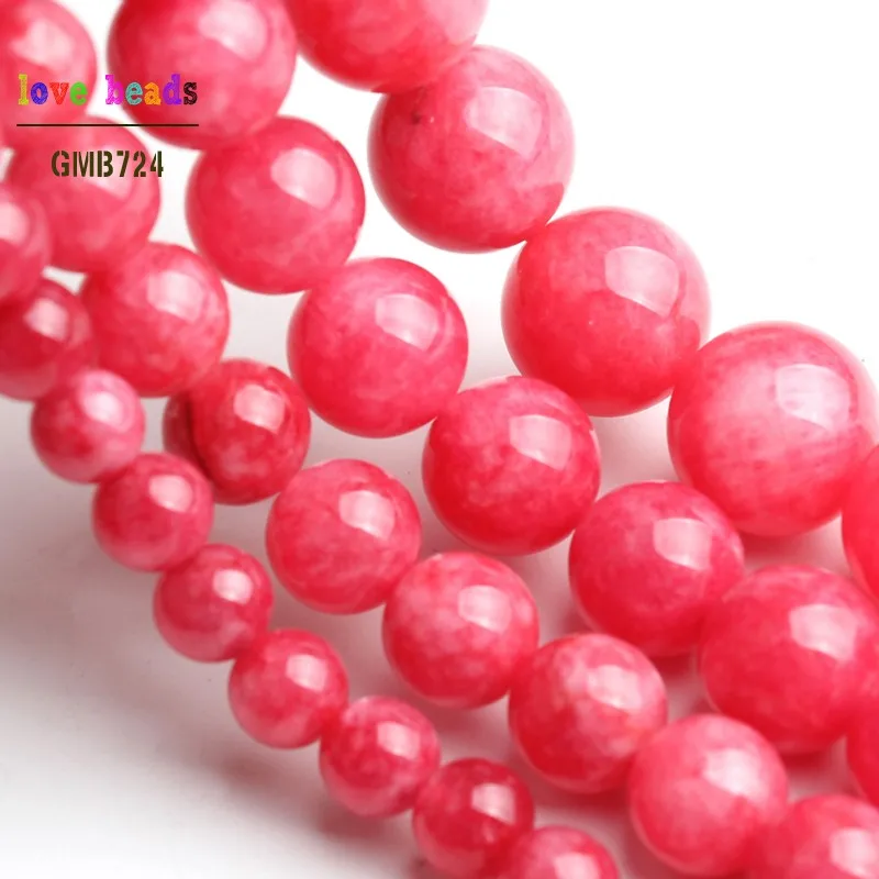 Красный ангелит каменные бусины Родохрозит Свободные Круглые для