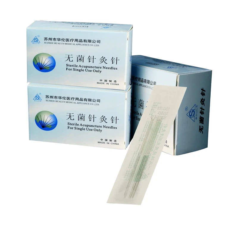 Иглы для иглоукалывания одноразовые стерильные посеребренные 100