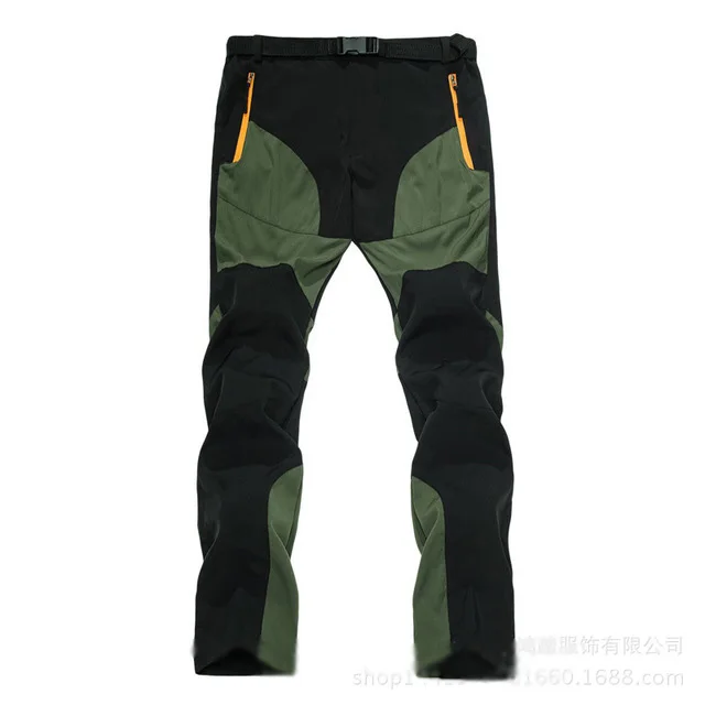 ArmyGreen NUONEKO новые мужские летние быстросохнущие походные брюки, мужские спортивные дышащие треккинговые брюки, мужские штаны для альпинизма PN14 - Цвет: ArmyGreen