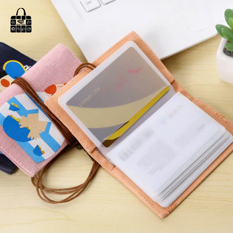 Розовый дневник мультяшный пират Холщовая Сумка для карт переносная коробка