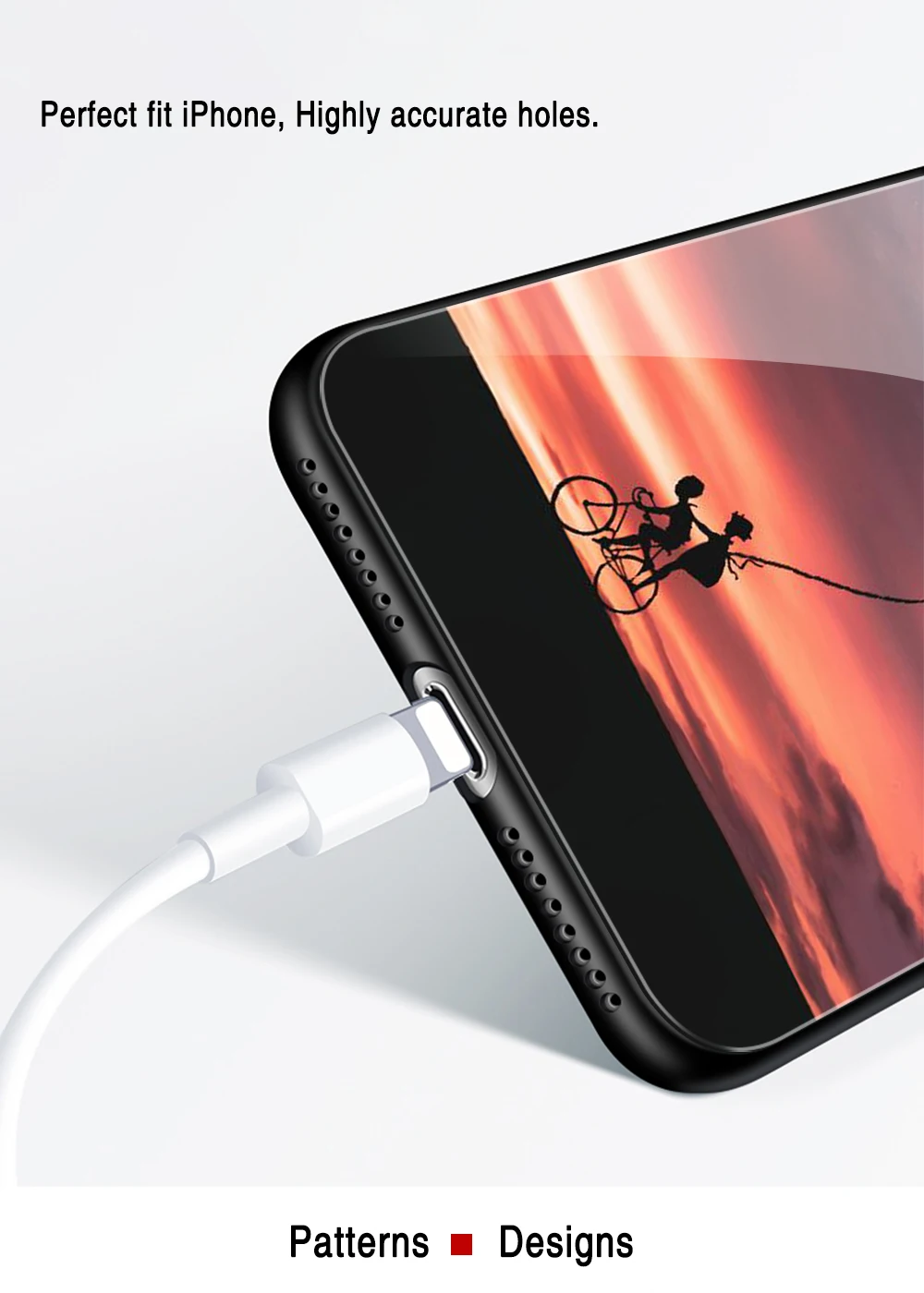 FinderCase XS MAX чехол для закаленное стекло для iPhone Радуга закат Кошка Луна iPhone XR MAX 6 6 S 8 7 plus X