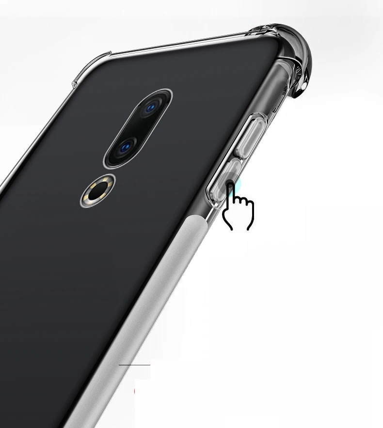 Для MEIZU 16T M8 Lite M8Lite 16 16S 16th плюс 16X 16XS V8 Pro X8 Note 9 8 чехол с "воздушной подушкой" противоударный чехол из ТПУ