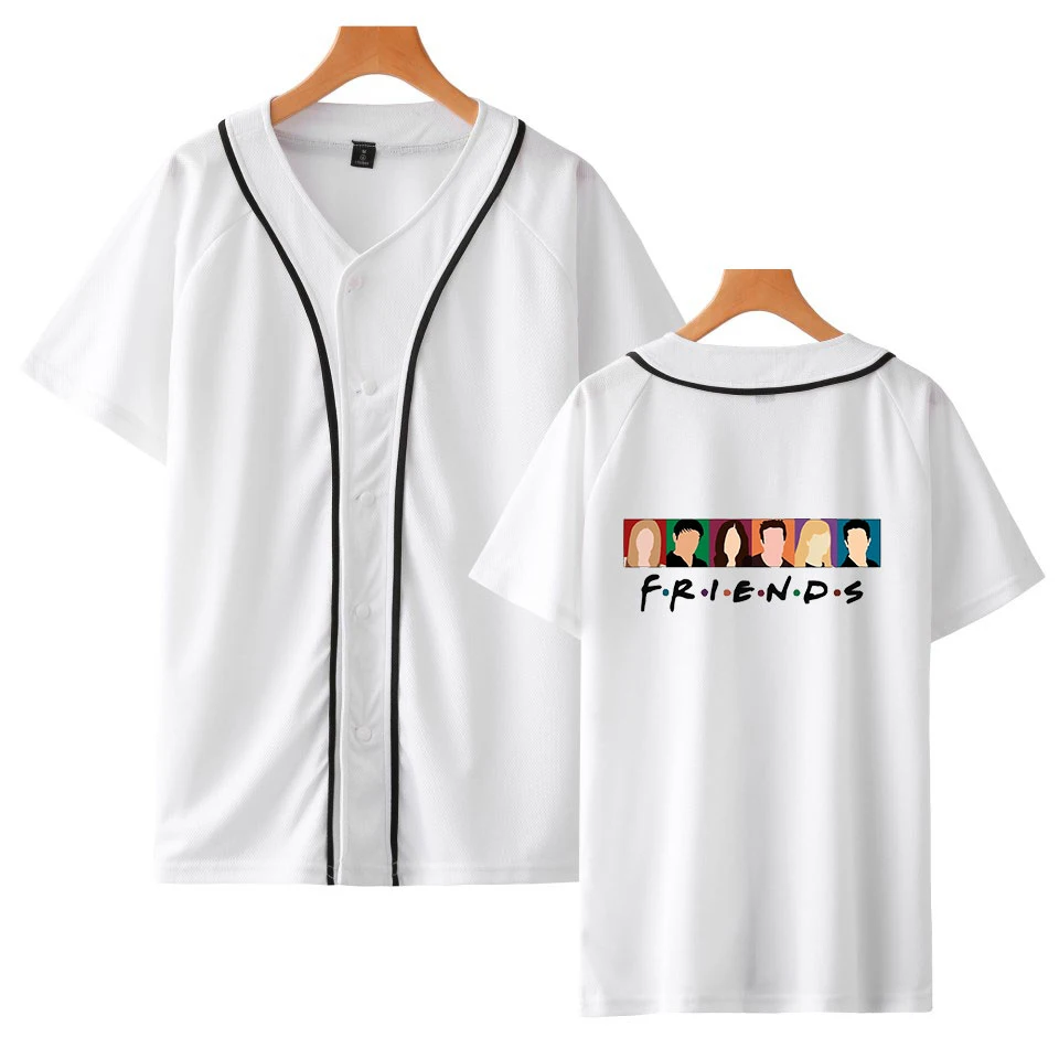 FRIENDS printed baseball t shirt women/men TV Show I'll Be There For You tshirt casual funny t-shirt Women Girls Tops Tee | Женская