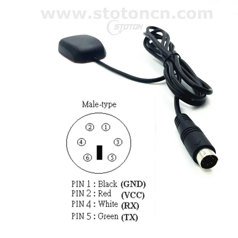 Промышленный интерфейс PS2 RS232 выход модуля GPS приемника|gps ps2|gps rs232 receivergps receiver |