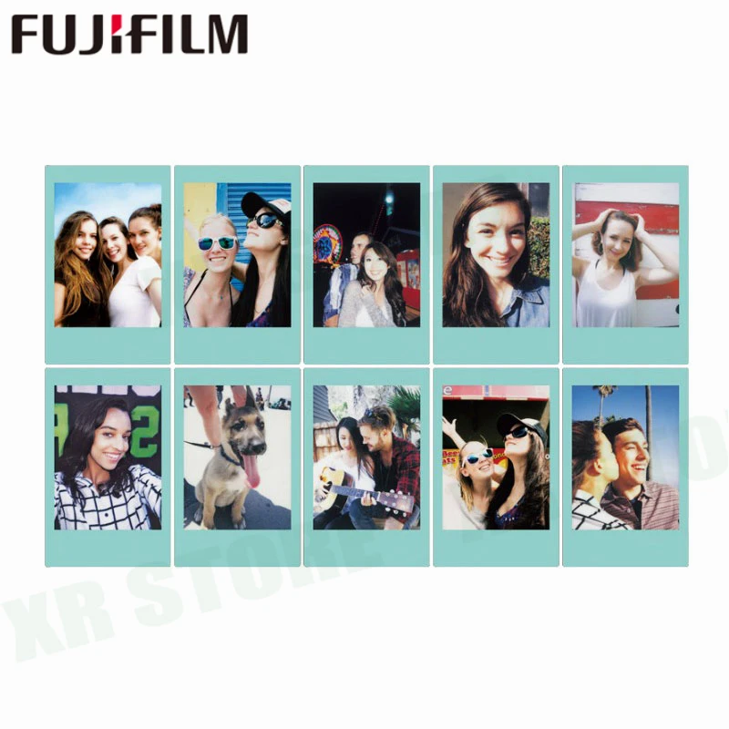 Белая пленка для Fuji Instax Мини 11 8 9 голубое небо мгновенной съемки Фотобумага 10