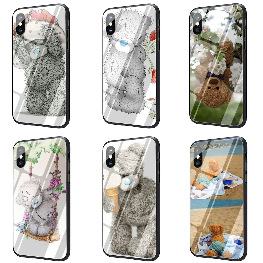 Чехол для телефона Tatty Teddy Bear из закаленного стекла чехол iPhone SE 2020 11 Pro 6 6S Plus 7 8 X XS XR