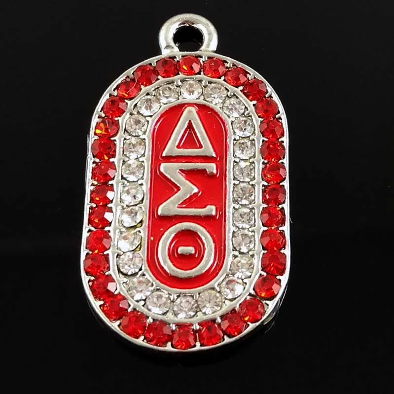 DST 100 шт греческое братство Dst AEO Delta Sigma Theta AKA SGR Sigma Gamma Rho ZETA PHI BETA Dive Nine Dog Tag charm - Окраска металла: DST