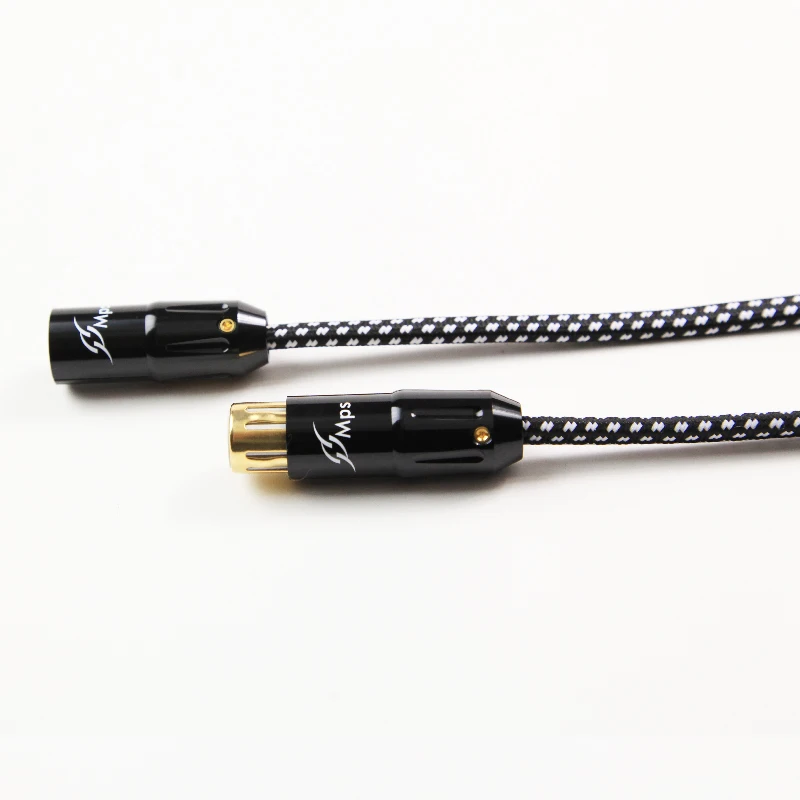 MPS X 702XLR HiFi 99.9997% OCC 24K позолоченный 3 контактный разъем XLR Балансирующий аудиокабель