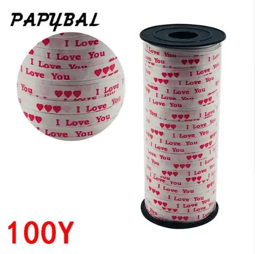 I Love You Ribbons 12 дюймов розовое золото конфетти воздушные шары 18 21 30 40 50 юбилей шарик для дня рождения вечерние украшения для взрослых Свадебный декор - Цвет: I Love You Ribbons