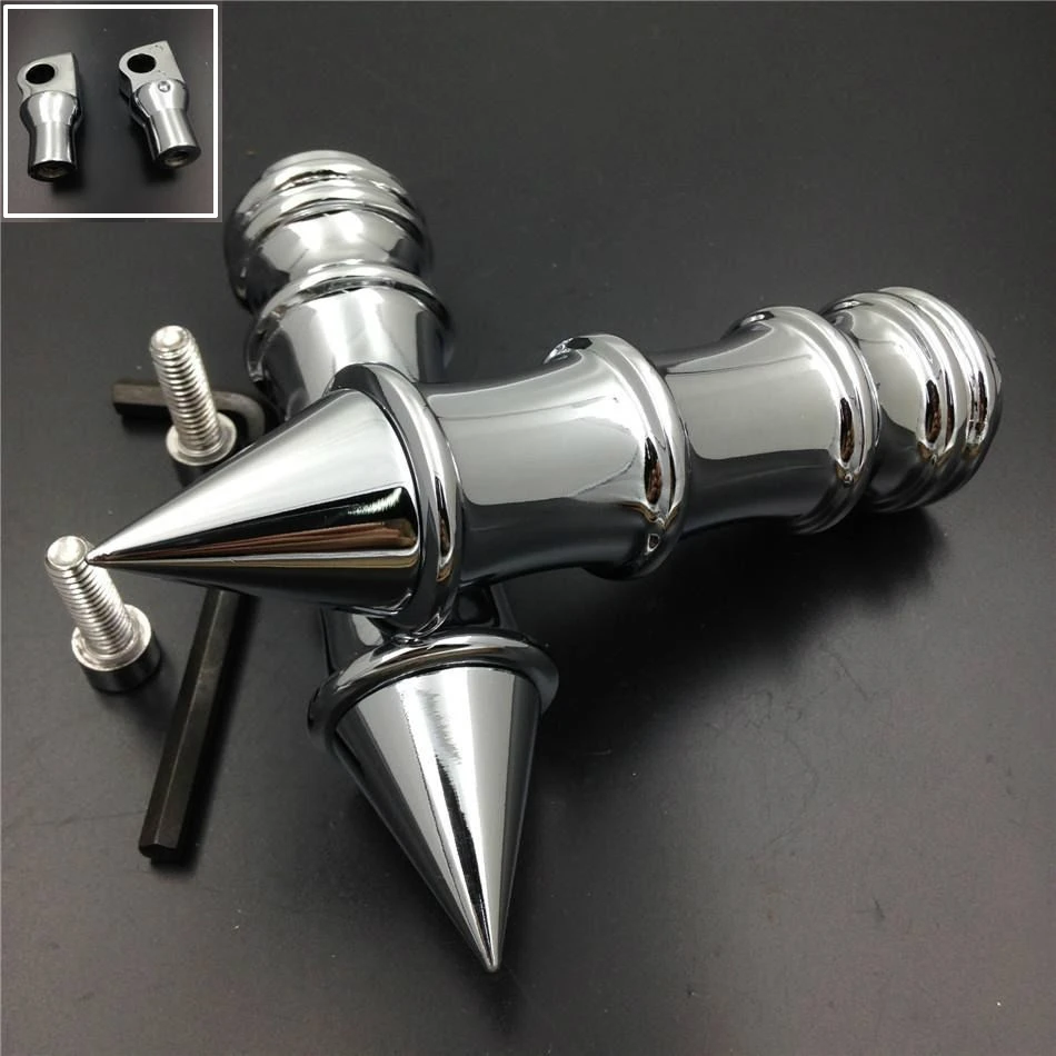 Для Harley Davidson DYNA Sportster Bobber Мотоцикл Chrome Bamboo Стиль Ног Peg подставка для Ног|chrome
