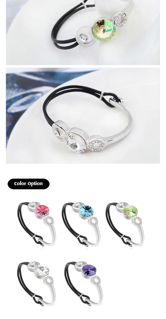 Бренд ANNGILL, браслет с настоящими кристаллами Swarovski, роскошные кожаные браслеты и браслеты для женщин, элегантные вечерние ювелирные изделия